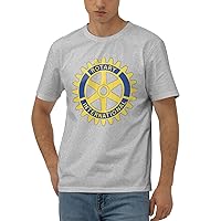 Rotary-International Cotton T-Shirt Mans Soft Shirts Shirt Sleeve T-Shirt