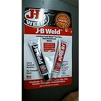 J-B Weld 8265-S (1oz Tubes) Epoxy Adhesive Cold Welding Compound, Non-Toxic