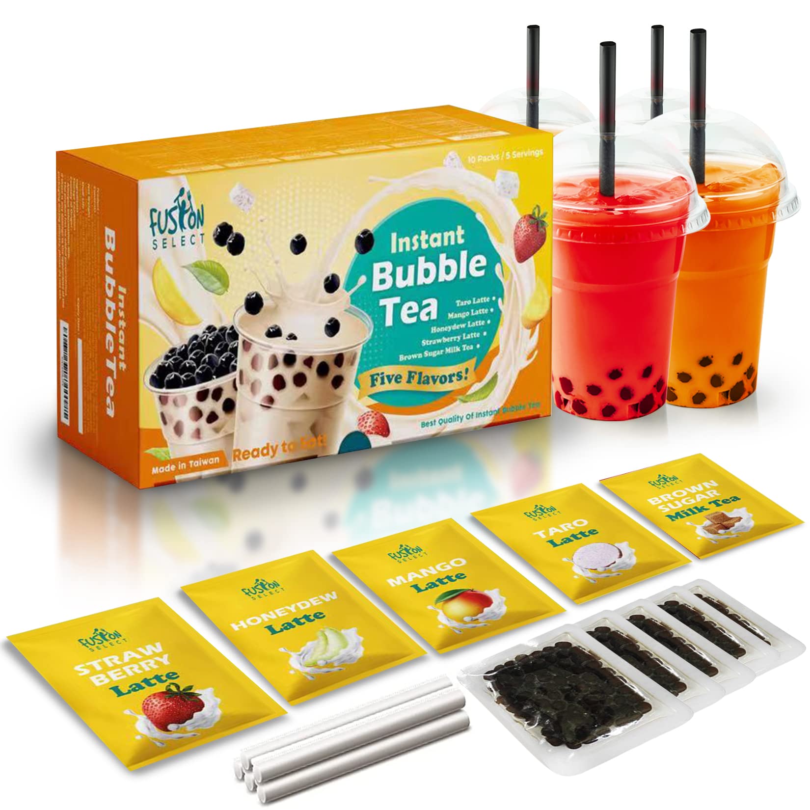 strawberry bubble tea kit