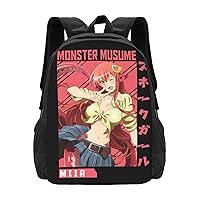 Anime Monster Musume Miia Backpack Unisex Large Capacity Knapsack Casual Travel Daypack Adjustable Bags