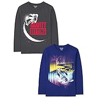 The Childrens Place Boys' Assorted Everyday Long Sleeve Graphic T-Shirts,multipacks