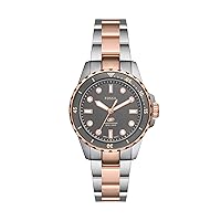 Fossil Women's Dive-Inspired Sports Watch with Stainless Steel, Ceramic, or Silicone Band