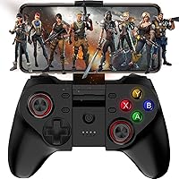 Android Game Controller, Wireless Key Mapping Gamepad Joystick Perfect for PUBG & COD, Compatible for Android Samsung Galaxy, LG, HTC, Huawei, Xiaomi Other Phone & Tablet (Not for iOS)