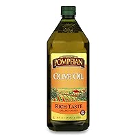 Pompeian Rich Taste Olive Oil, Rich, Full Flavor, Perfect for Grilling & Sauces, Naturally Gluten Free, Non-Allergenic, Non-GMO, 48 FL. OZ.
