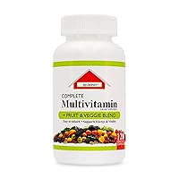 120 Multivitamin Fruit and Vegetable Liquid Capsules, Loaded Multivitamins, Supplements, Multiple Vitamin has Joint Heart Brain Antioxidants, Daily Women Men Senior Adult Multi Vitamins