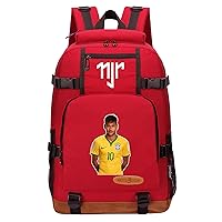 Neymar JR Knapsack Football Star Bookbag-Teens Wear Resistant Laptop Computer Bag Lightweight Travel Knapsack