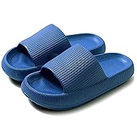 rosyclo Cloud Slippers for Women and Men, Pillow House Slippers Shower Shoes Indoor Slides Bathroom Sandals, Ultimate Comfort, Lightweight, Thick Sole, Non-Slip, Easy to Clean