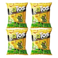 PeaTos® - the Craveworthy upgrade to America's favorite snacks - Crunchy No Cheese Curls in Snack Sized 4 oz. Bags (4 pack) full of “JUNK FOOD” flavor and fun WITHOUT THE JUNK. PeaTos are Pea-Based, Plant-Based, Vegan, Gluten-Free, and Non-GMO.