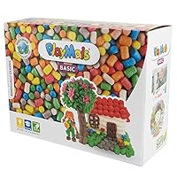 PlayMais Basic Extra Large Craft kit for Kids from 3 Years | 2000 for Crafts | Natural Toy | stimulates Creativity & Motor Skills for Girls & Boys | Made in Germany