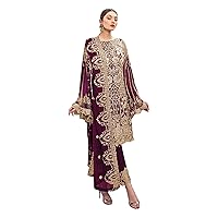 Beautiful Reception Wear Pakistani Designer Shalwar Kameez Pant Dress Indian Churidar Salwar Suits