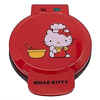 Uncanny Brands Hello Kitty Red Waffle Maker - Make Hello Kitty Waffles - Kitchen Appliance