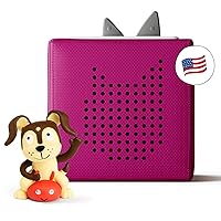 Toniebox Audio Player Starter Set with Playtime Puppy for Kids 3+ Years - Listen, Learn, and Play with One Huggable Little Box - Purple