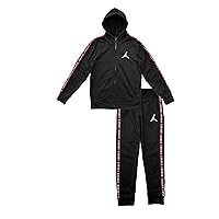 Jordan Nike Big Boys Air Hooded Therma Taping Jacket And Pants 2 Piece Set