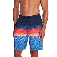Speedo Men's Swim Trunk Knee Length Boardshort Bondi Striped