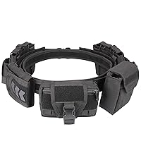 YAKEDA Tactical Duty Belt Law Enforcement Police Utility Belt With Pouches 7 in 1