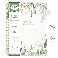 2024-2025 Monthly Planner 18 Month Planner from JAN. 2024 - JUN. 2025, Monthly Calendar Book 2024 with Tabs Weekly and Monthly Academic Agenda Planner Flexible Cover Twin-Wire Binding(8.5