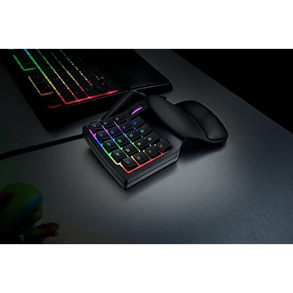 Razer Tartarus V2 Gaming Keypad: Mecha-Membrane Key Switches - One Handed Keyboard - 32 Programmable Keys - Customizable Chroma RGB Lighting - Programmable Macros - Classic Black