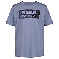 BASS OUTDOOR Boys' Short Sleeve Crew Neck Graphic T-Shirt