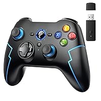 EasySMX 9013Pro Wireless Controller for Windows PC/PS3/Android Phone&Tablet&TV BOX/iPhone/iPad/Switch/Stesm Deck/Tesla, Bluetooth Controller Gamepad with Hall Effect Triggers-Comfort for Big Hand