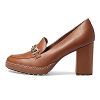 Naturalizer Women's Callie-Moc Loafer Pump English Tea Brown Leather 10 W