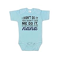 Nana Onesie/Speak To My Nana/Unisex Baby Bodysuit/Grandma Onesie