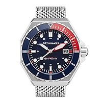 Spinnaker Mens 44mm Dumas Automatic 3 Hands Watch with Solid Stainless Steel Bracelet SP-5081