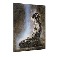 HUQHUMSK Art Poster by Spanish Art Luis Royo Wall Art Poster Decorative Painting Canvas Wall Art Living Room Posters Bedroom Painting 8x10inch(20x26cm)