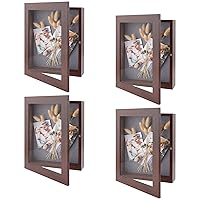 Golden State Art B096SYFWDL Photo Frame, 8x10.5 (4 Pack), Brown, 4 Count
