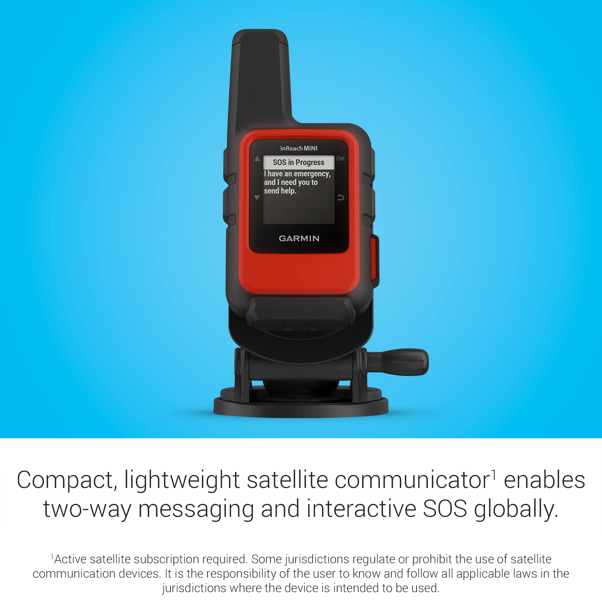 Garmin inReach® Mini 2 Marine Bundle, Compact Satellite Communicator, Portable Boating Handheld