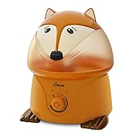 Adorables Ultrasonic Humidifiers for Bedroom and Baby Nursery, 1 Gallon Cool Mist Air Humidifier for Large Room or Kid's Room, Humidifier Filters Optional, Fox