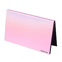 Empty magnetic palette with Mirror,Like a Book Fashionable and beautiful empty magnetic palette for Highlighters Lipstick Blush Powder Eyeshadows(pink)