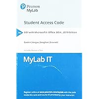 GO! with Microsoft Office 365, 2019 Edition -- MyLab IT with Pearson eText Access Code GO! with Microsoft Office 365, 2019 Edition -- MyLab IT with Pearson eText Access Code Printed Access Code