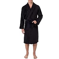 Van Heusen Men's Drop Needle Comfort Soft Fleece Robe