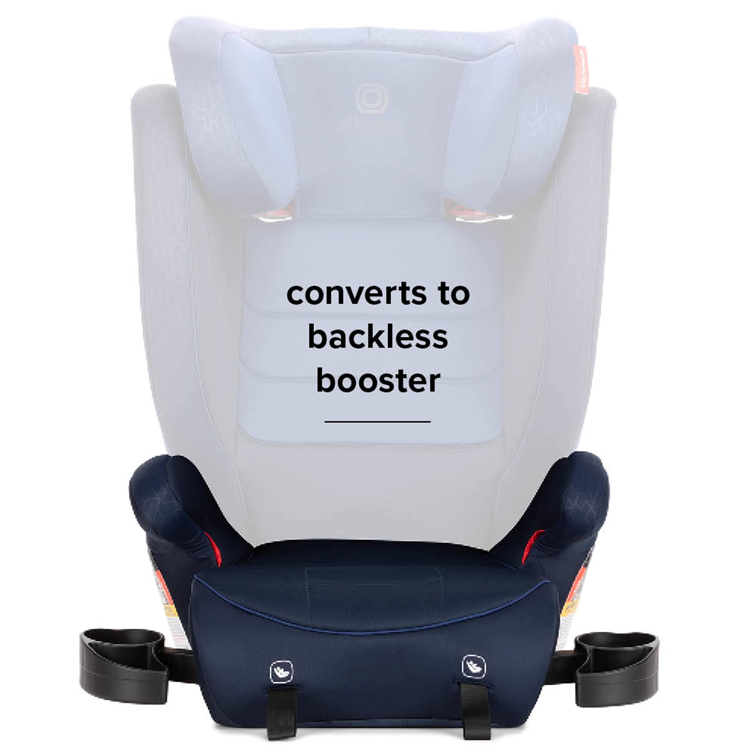Diono Monterey 2XT Latch 2 in 1 High Back Booster Car Seat with Expandable Height & Width, Side Impact Protection, 8 Years 1 Booster, Blue