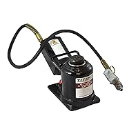 AME INTL 20-Ton Air/Hydraulic Bottle Jack, Low Profile, black (14461)