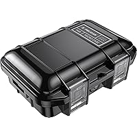 Pelican M40 Micro Case - Waterproof Case (Dry Box, Field Box) for iPhone, GoPro, Camera, Camping, Fishing, Hiking, Kayak, Beach and More (Black)