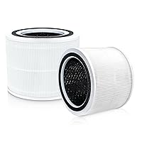 14 True HEPA Replacement Filter Compatible with 240 Air Purifier, 3-in-1 True HEPA HP-14 Activated Carbon Filter Replacement, Model 14, 2 Pack
