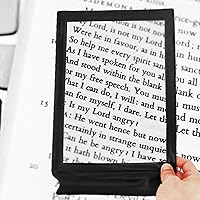 3X Full Page Magnifier A4 Large Sheet Reading Magnifying Glass Portable Reading Aid Lens for Reading Books & Newspapers & Low Vision Aids