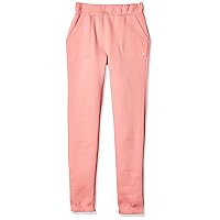 Nautica Girls' Logo Sweatpants, Fleece Joggers with Ribbed Cuffs & Functional Side Pockets