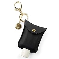 Itzy Ritzy Hand Sanitizer Holder; Fits 2-Ounce Bottles of Hand Sanitizer (Not Included); Clips to Diaper Bag, Purse or Travel Bag, Black