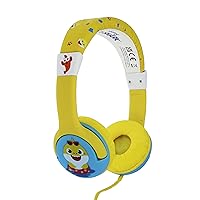 Baby Shark BS0845 Holiday with Oli Kids Headphones Age 3-7 Years Yellow