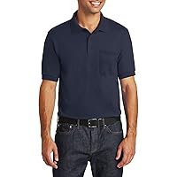 Mens Cotton Golf Polo Shirts for Men Short Sleeves Mens Polo Shirts with Pocket Core Blend Jersey Knit