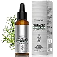 Rosemary Oil for Hair Growth, Hair Growth Serum, Rosemary Essential Oil for Reducing Hair Loss, Nourishing Hair Oil For Dry Itchy Scalp, Hair Strengthening Oil For Men And Women 1.69Oz…