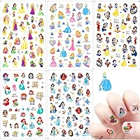 Cute Cartoon Nail Art Stickers Decals Kawaii Design Acrylic Nail Stickers 3D Self Adhesive Designer Nail Art Supplies Cute Nail Decals Decorations for Women Girls DIY Manicure Tips 5Sheets