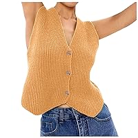 Sweater Vest Boys 6 Knit Vest Loose Button Down V Neck Stripe Fashion Tops V Neck Pullover