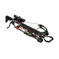 Barnett Stalker 410 Crossbow with Pre-Installed CCD - Fast, Compact Crossbow, Mossy Oak Terra Gila Camo, Headhunter Bolts, 4x32 Scope, Adjustable Butt Stock for Hunters