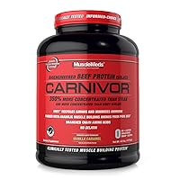 Carnivor Bioengineered Beef Protein Isolate, Vanilla Caramel, 3.9 Pound
