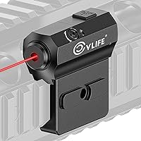 CVLIFE Rifle Red/Green Laser Sight Compatible with M-Lok and Picatinny Rail Mount, Laser Beam Sight Low Profile Tactical Laser Magnetic Rechargeable