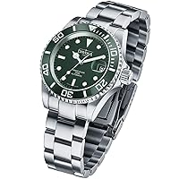 Swiss Made Men Wrist Watch, Ternos Ceramic Professional Automatic Analog Display & Luxury Bezel