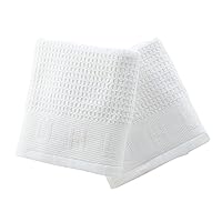 MÜHLE ‘Waffle Pique' Shaving Towels | Luxury Shave Accessory | 60 x 45 cm | 2 Pack
